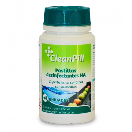 48 Pastillas desinfectantes para la industria alimentaria