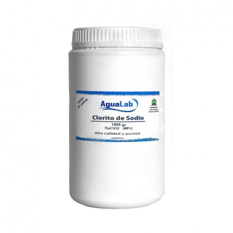Clorito sódico al 80% en polvo 1 kilo